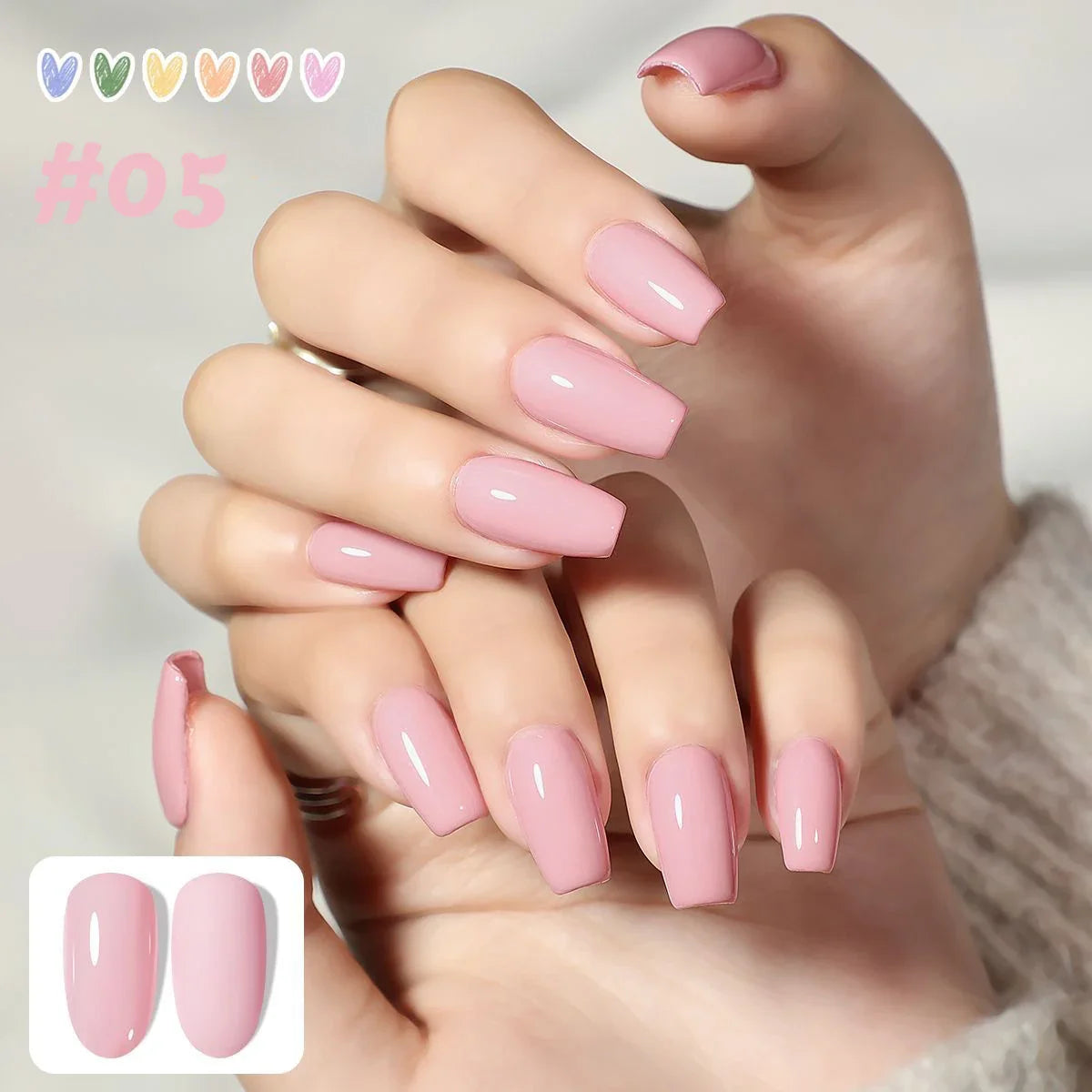 1-16pcs PSK Afternoon Sweetheart Gel Nail Polish Yellow Nails Macaron Sweetheart Color Series Whitening Nail Art Nail Supplies