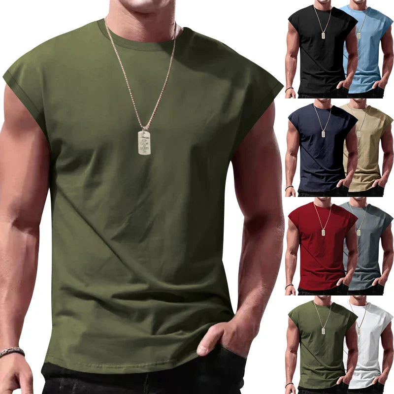 2024 men's casual sports breathable fast dry muscle vest