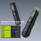 DM Wireless Tattoo Machine Kit Tattoo Pen Kit 4.0MM Stroke 1500mAh High-Capacity Battery For Permanent Makeup Tattoo Gun Kit