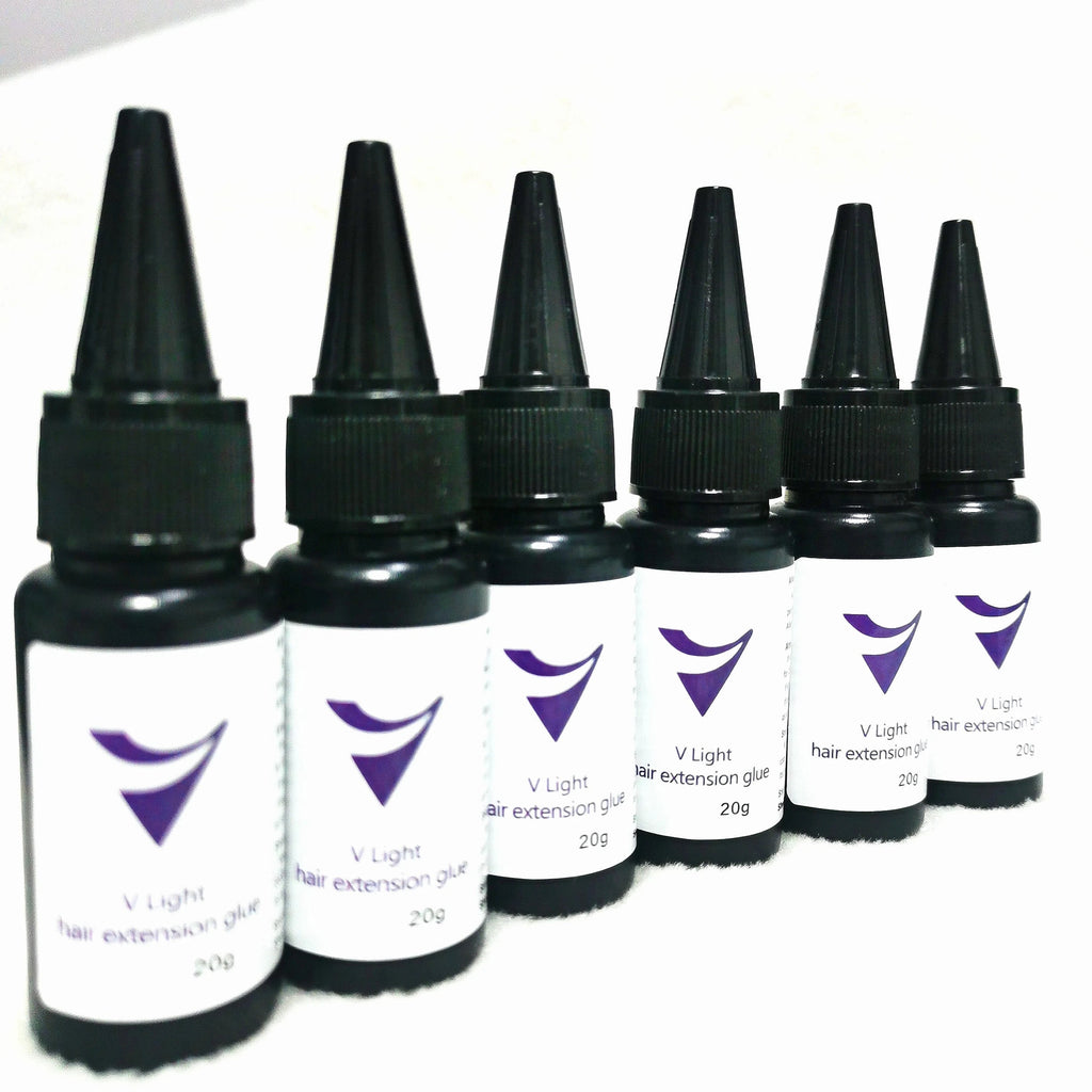 1PC 20gHair Extension Tools V-Light Technology Hair Extension Set Wig Hair Piece Real Hair Fast Grafting Tool Firm and Traceless