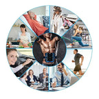 Abdominal Muscle Trainer Electric Press Simulator Massager ABS Smart Arm and Hip Abs Stimulating Belt