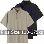 Big & Tall Polo Co. Oversized Short Sleeve Polo Shirt - 5XL to 7XL, Relaxed Fit for Ultimate Comfort (110-175kg)