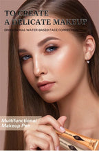 BEAUTY GLAZED 7 Colors Liquid Blush Stick Highlighter Multi Functional Make Up Pen Lip Cheek Waterproof Lasting Cosmetic