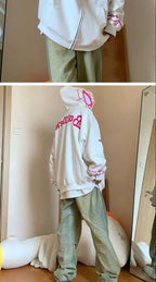 American Style Spiderman Sweatshirt Men Hip Hop Heavyweight Hardcore Cardigan Jacket Spring Autumn Design Sensibility Hooded Top