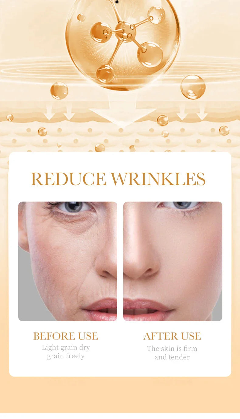 10PCS Collagen Anti Wrinkle Facial Mask Anti Aging Fade Fine Lines Firm Skin Moisturizing Brightening SkinCare Korean Cosmetics
