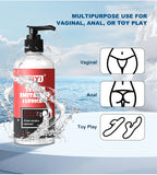 120ml/300ml Warming Water-Based Lubricant .Intimate Lube for Vaginal & Anal, Ideal for Toys and Couples Lubricant