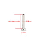 Alisouy 1PC G23 Titanium Internally Threaded Labret Shaft Lip Replacement Flat Bar Ear Tragus Stud Earring Body Piercing Jewelry