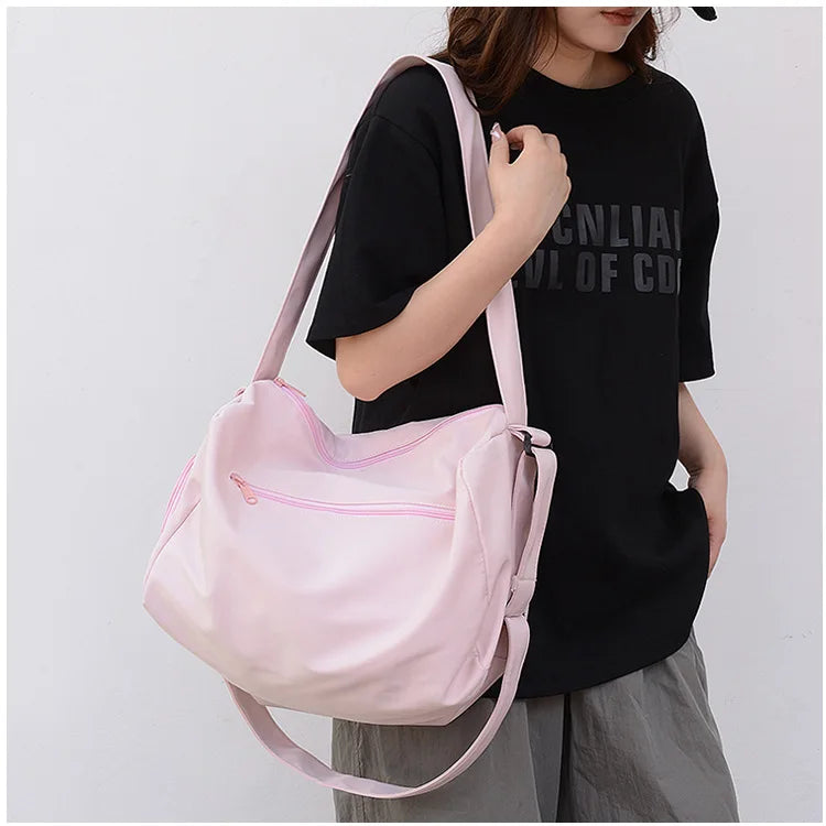2025 Large capacity Travel Tote Bags for Women nylon Shoulder Messenger Bag Sports Yoga Satchels Fashion Woman Handbag