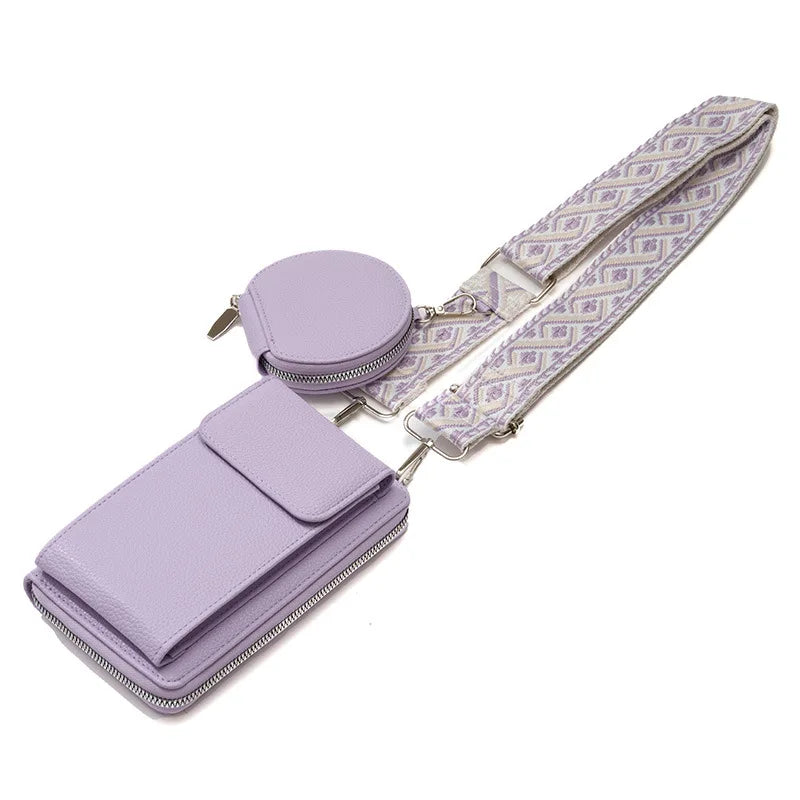 Buylor сумка для телефона PU Leather Cell Phone Bag Fashion Crossbody Bag Luxury Designer Ladies Shoulder Bag With Small Wallets