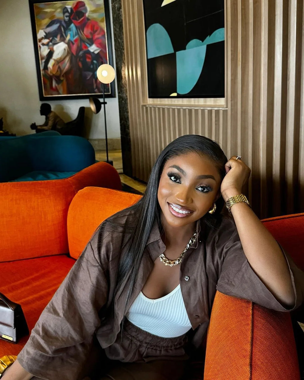 Cotton Linen Set Women Spring Summer Loose Oversize Long Sleeve Shirt Long Pants 2 Piece Sets Casual Office Ladies Trousers Suit