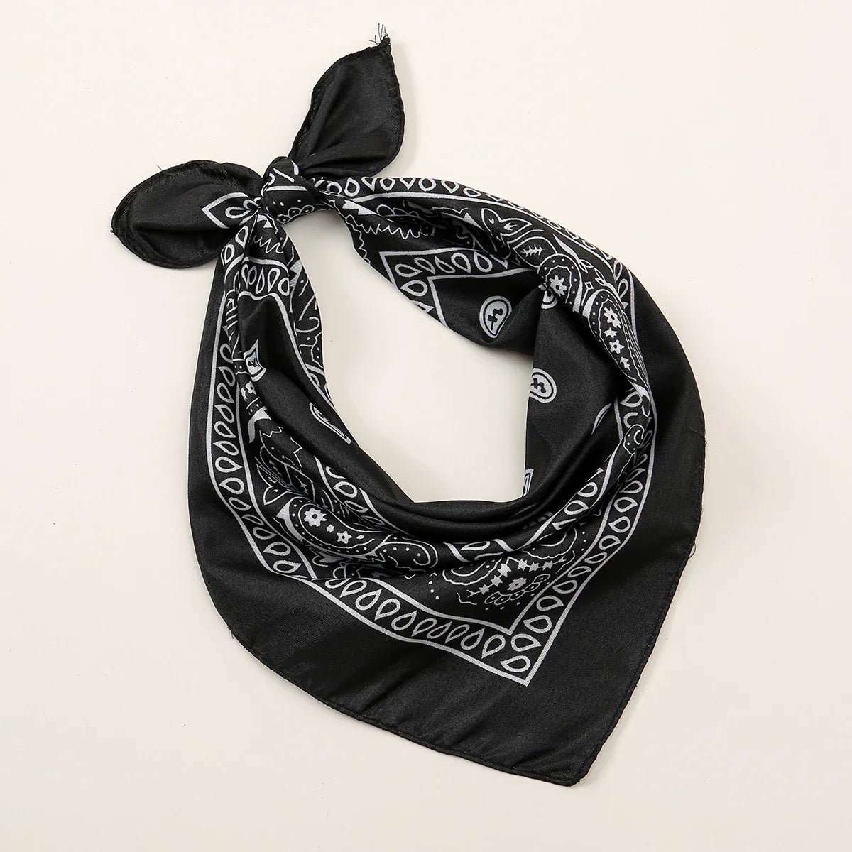 Bohemian Print Bandana Paisley Printed Headbands Hiphop Kerchief Outdoor Unisex Headband Wrist Wraps Face Mask Handkerchief