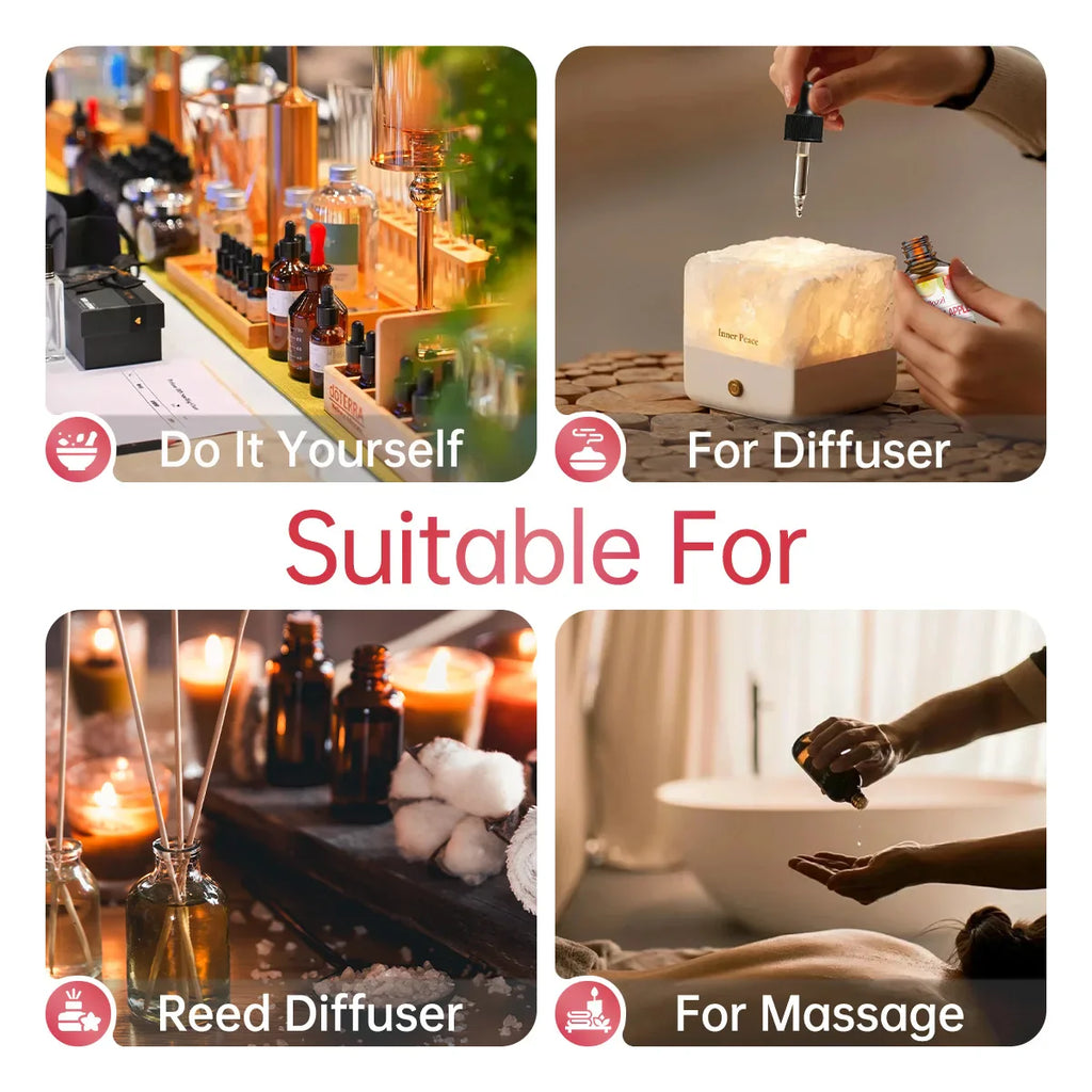 30ml Cinnamon Apple Essential Oil Pure Plant Essential Oil Multi-purpose Aromatherapy Diffuser Humidifier Soap Fruit Essential