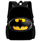 Child Superhero Batmans School Backpack with Lunch Bags ,Pencil Bags ,School Bags for Boys Girls Best Gift