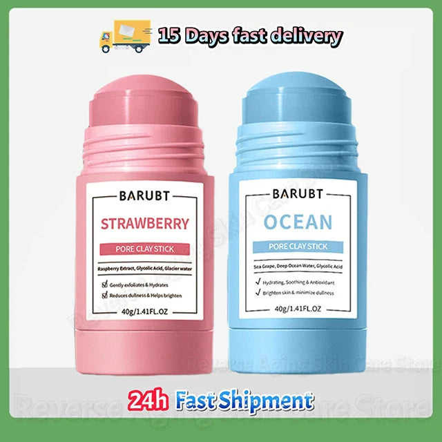 Alaska Volcano Mask Mugwort Cleansing Mask Stick Shrink Pores Acne Deep Blackhead Remover Facial Cleansing Moisturizing Mask 40g