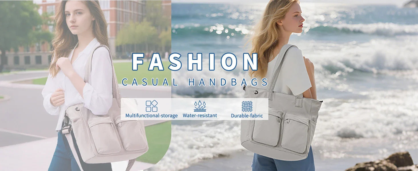 AJI Shoulder Bag For Women 2025 New Fashion Crossbody Bag Wear-Resistant Waterproof Nylon Female Handbags Ladies Messenger Bag