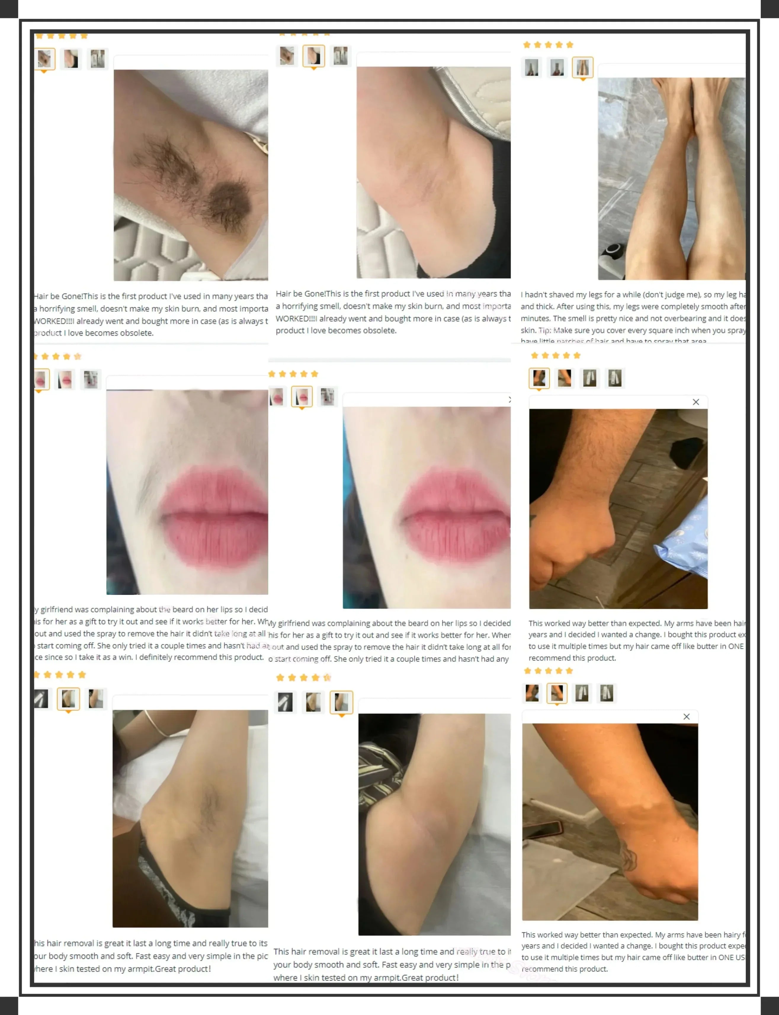 2 Minutes Fast Hair Removal Spray Painless Hair Growth Inhibitor Arm Armpit Leg Permanent Depilatory for Men Women Repair Care