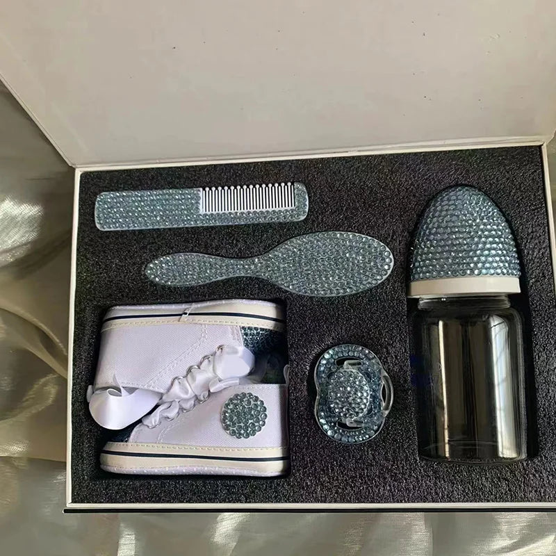 Baby Toddler Shoes Newborn Gift Set With Luxury Gift Box Packaging