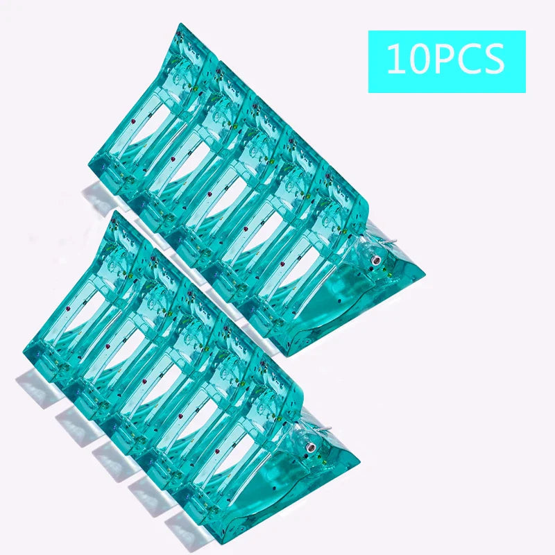 Acrylic Nail Clip Transparent Gel Quick Building Nail Tips Clips Fingernail Extension UV Clamps Manicuring Art Builder Tools Set