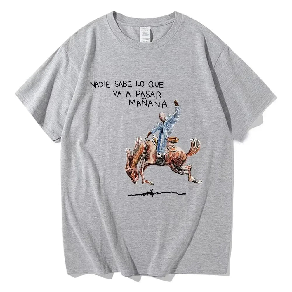 Bad Bunny T-shirts Graphic Harajuku Men women Tshirt Designer Harajuku Unisex Clothing