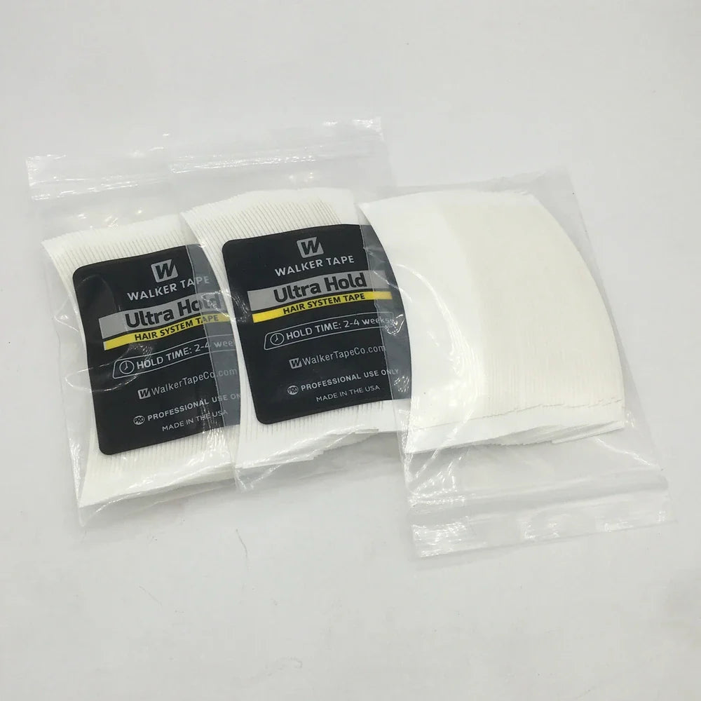 36/72/108 Pieces of White Super Shaped Lace Front Curved Double-sided Wig Adhesive