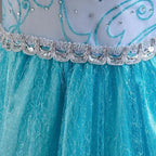 Elsa Dress for Girls 3-10Y Birthday Role Elsa Princess Dress For Kids Halloween 2024 Carnival Easter Party Cosplay Girls Costume