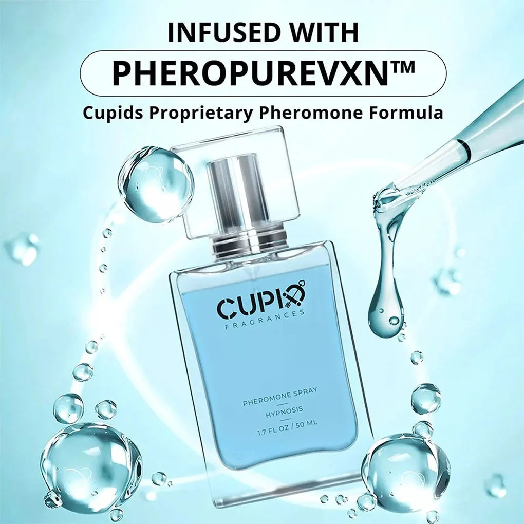 50ml Cupid Original Hypnosis 2.0 Pheromone-Infused Cologne For Men Spray - Pheromone Perfume For Men Fragrance - Best Gifts