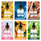 60ml Agarwood-Cedarwood-Vetiver-Pine Palm-Ocean-Sweet Tobacco-Black CastorAromatherapy Essential Oils Aromatherapy Essentia