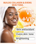 AILKE Vitamin C Whitening Kit For Women, Even Skin Tone, Clean Skin, Moisturizing, Anti Wrinkle & Aging, Glow Skin Set