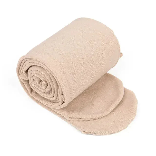 Colorful Fleece Lined Tights Women Thermal Pantyhose for Female Winter Panty Polar Skin Black Effect Stockings Thermal Leggings