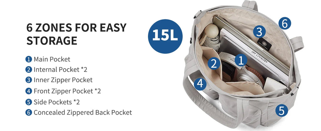 AJI Shoulder Bag For Women 2025 New Fashion Crossbody Bag Wear-Resistant Waterproof Nylon Female Handbags Ladies Messenger Bag