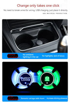 2PCS Car LED Water Cup Mat Drink Holder For Mazda MS Speed CX4 Atenza Axela MX5 CX7 CX5 CX9 RX8 CX30 Bt50