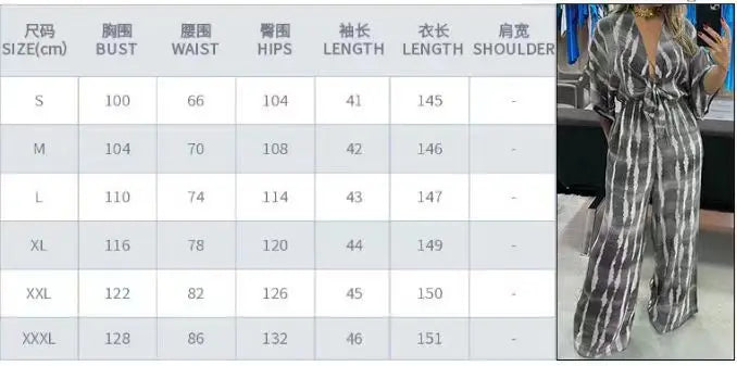 Elegant Women's Jumpsuits 2025 Summer Simple Casual  V-neck Lace Up Loose Lady Fashion Wide Leg Jumpsuit S-XXXL