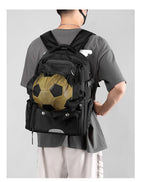 basketball sports backpack with shoe compartment man soccer bag boys football school bag black large capacity school backpack