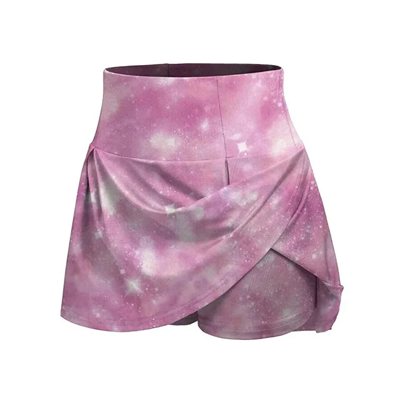 12 Colour Leopard Print Butt Lifting Skorts Casual Summer Workout High Waist Shorts Women's Clothing