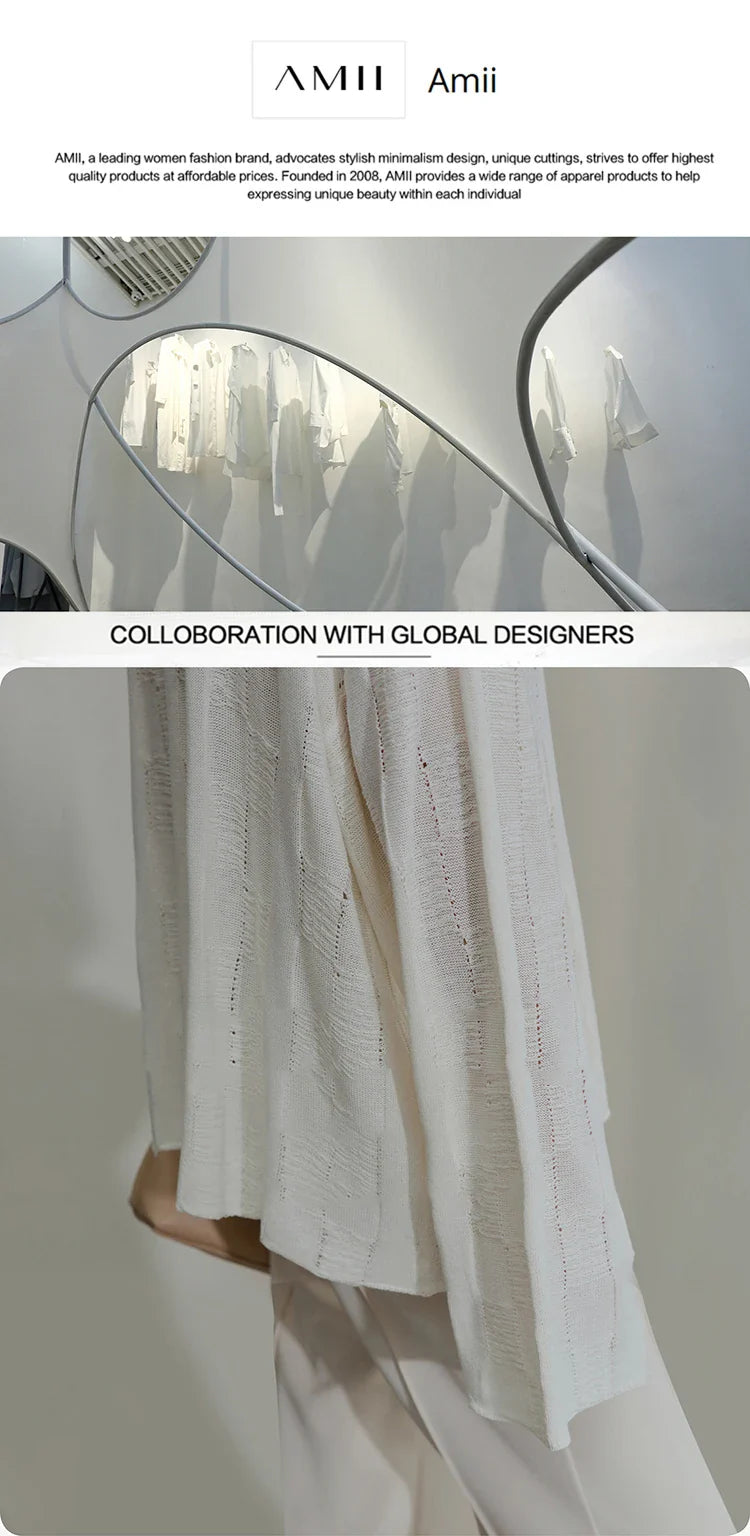 AMII Minimalist Blue Jeans Women 2025 Summer New Versatile Denim Wide Leg Pants Low Waist Thin Casual Loose Trousers  12542121