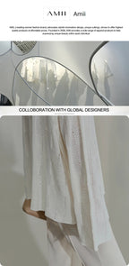 AMII Minimalist Blue Jeans Women 2025 Summer New Versatile Denim Wide Leg Pants Low Waist Thin Casual Loose Trousers  12542121