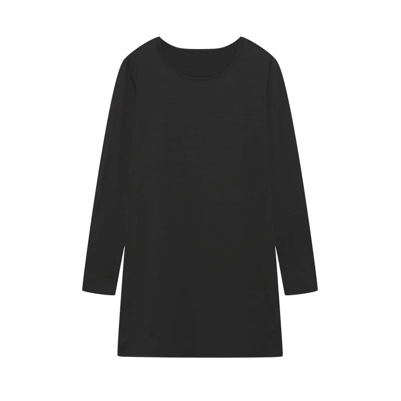 2023 Cross border Foreign Trade Europe and America Spring and Autumn New Children's Long Sleeve Slim Fit Slim Split Long T-shirt