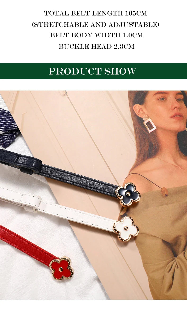 Belt female models super leather hundred with 2023 new belt ladies pin buckle fashion decoration jeans belt cowhide simple