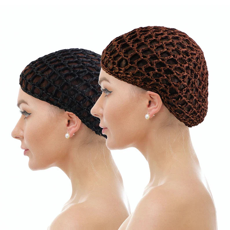2/3PCS/LOT Hair Net Sleeping Cap Daily Use Breathable Mesh Crochet Hair Net Hair Care Cap Mesh Cap Dome Cap Turban Hat
