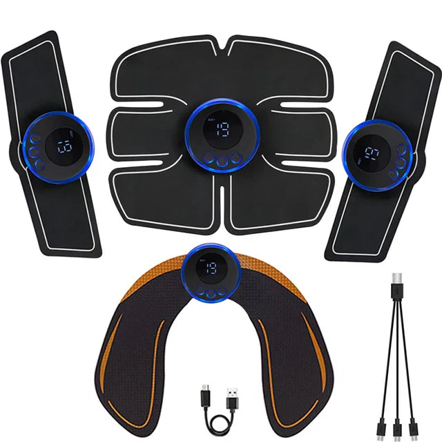Electric Abdominal Muscle Stimulator EMS Wireless Buttocks Hip Trainer Weight Loss Body Slimming For Arm Back Leg Waist Fitness