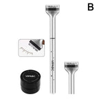 Dezone Lower Eyelashes Stamp Pen Waterproof Sweatproof Korean Makeup Cosmetics Natural-looking Eyelash 3 In 1