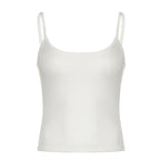 Basic Solid Camis Summer Casual Sleeveless Spaghetti Strap Top Women Harajuku All-match Cropped Tops y2k Vintage Clothing