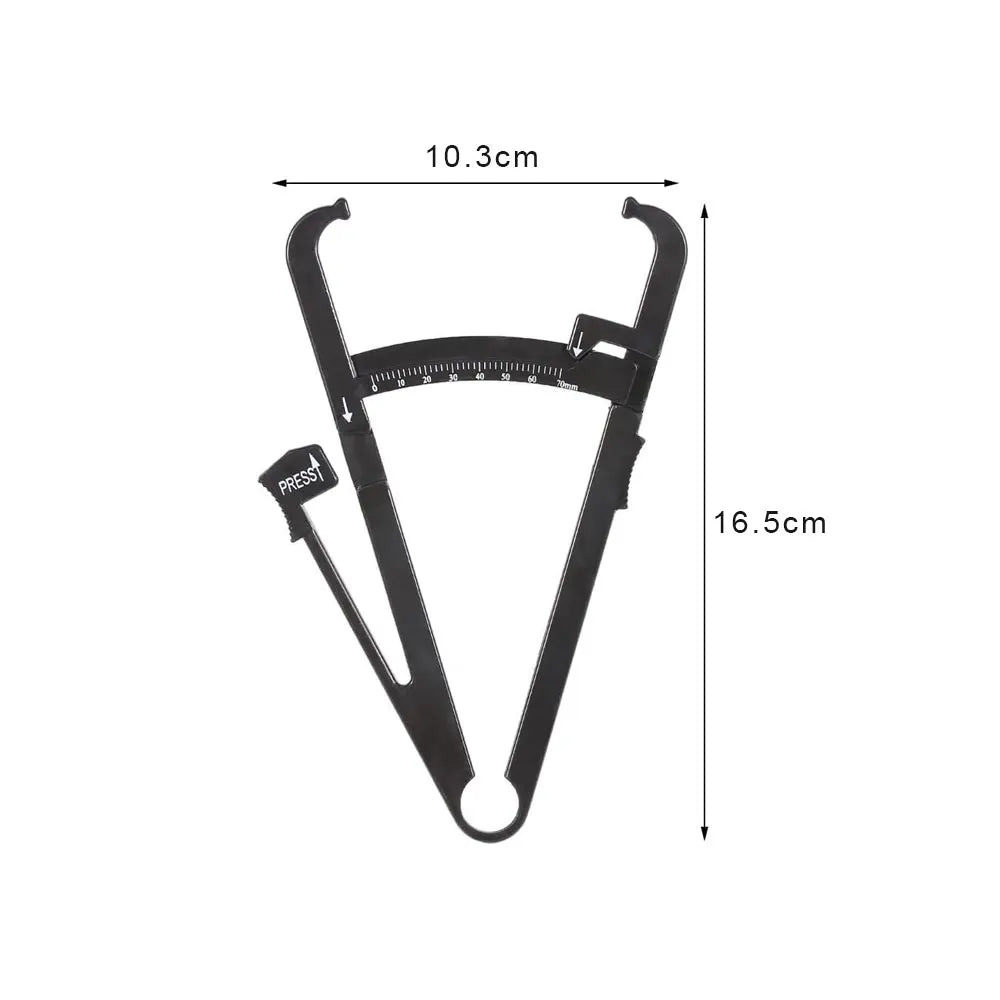 1pc Household Non-slip Body Fat Testing Tool Caliper Fitness Measure High Precision Sebum Meter Body Fat Thickness Monitor Clip