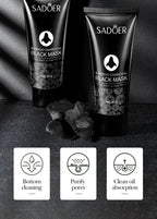 Blackhead Remover Mask Bamboo Charcoal Shrink Pores Acne Black Head Removal Cream Nose Cleansing Black Peel Off Masks Skin Care