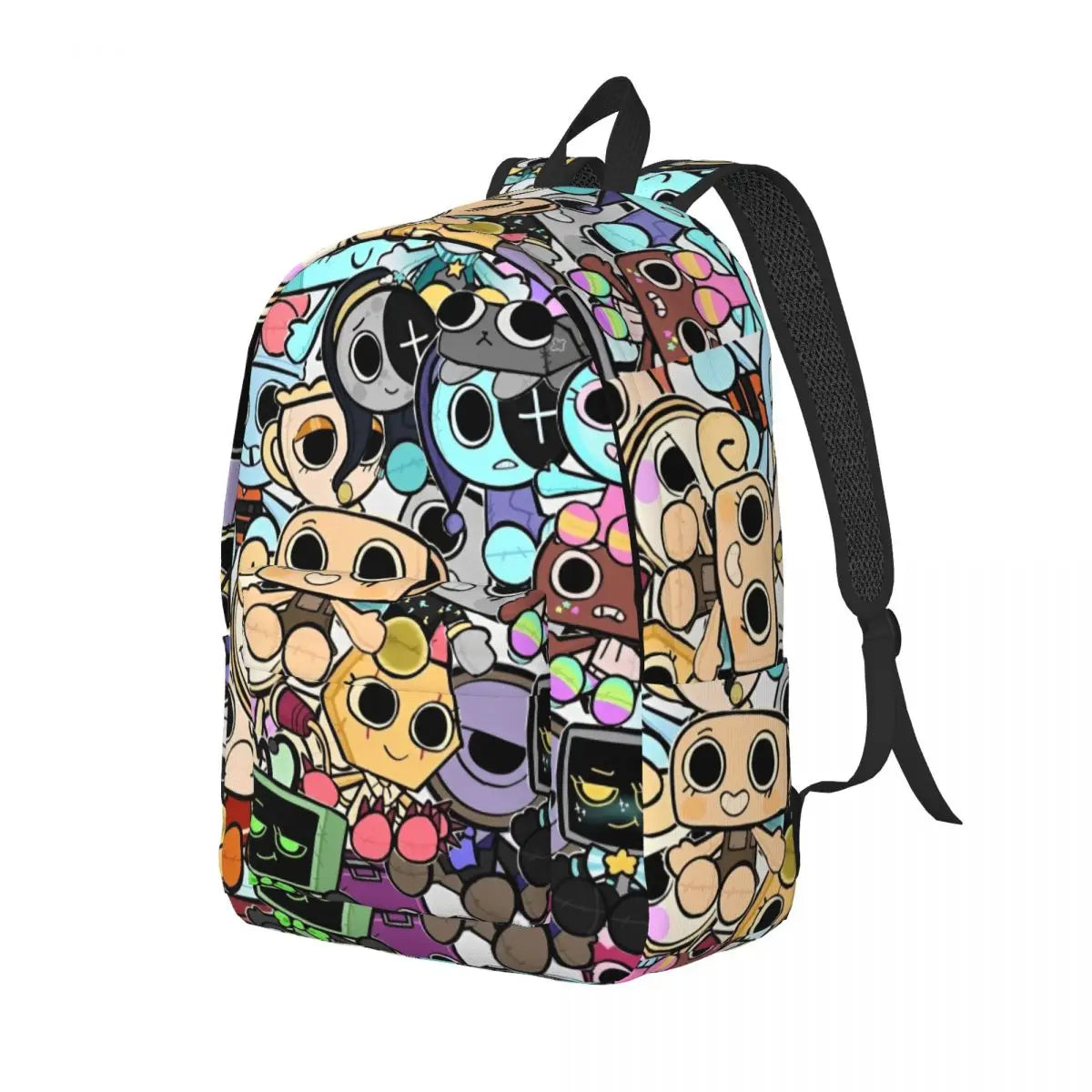 Dandys World Cool Backpack Lightweight High School Hiking Travel Game Logo Daypack for Men Women Laptop Computer Shoulder Bag