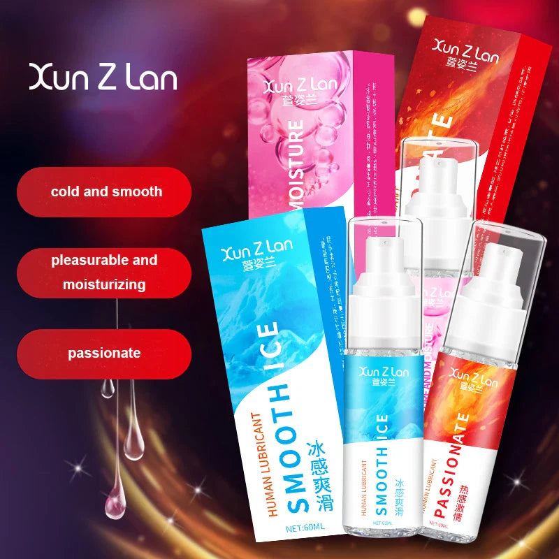 60ML Ice Hot Lubricant â€?Water-Based Formula for Anal Play, Sensual Ice and Heat Sensations with Sex Toys