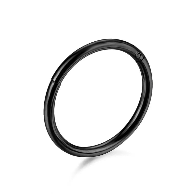 1PC Surgical Steel Tornito Nose Clicker 16G 18G Septum Piercing Clicker Ear Cartilage Pircing Earring Helix Septum Cliker Ring