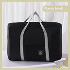 1-piece foldable travel bag, weekend travel bag, gym bag, suitable for airline carry on luggage bag, business travel storage bag
