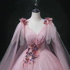 2025 New Women's Bean Paste Powder Mesh Long Evening Dress Fashion Glitter Bead Stickers Look Thin V-neck Back Strap Dress