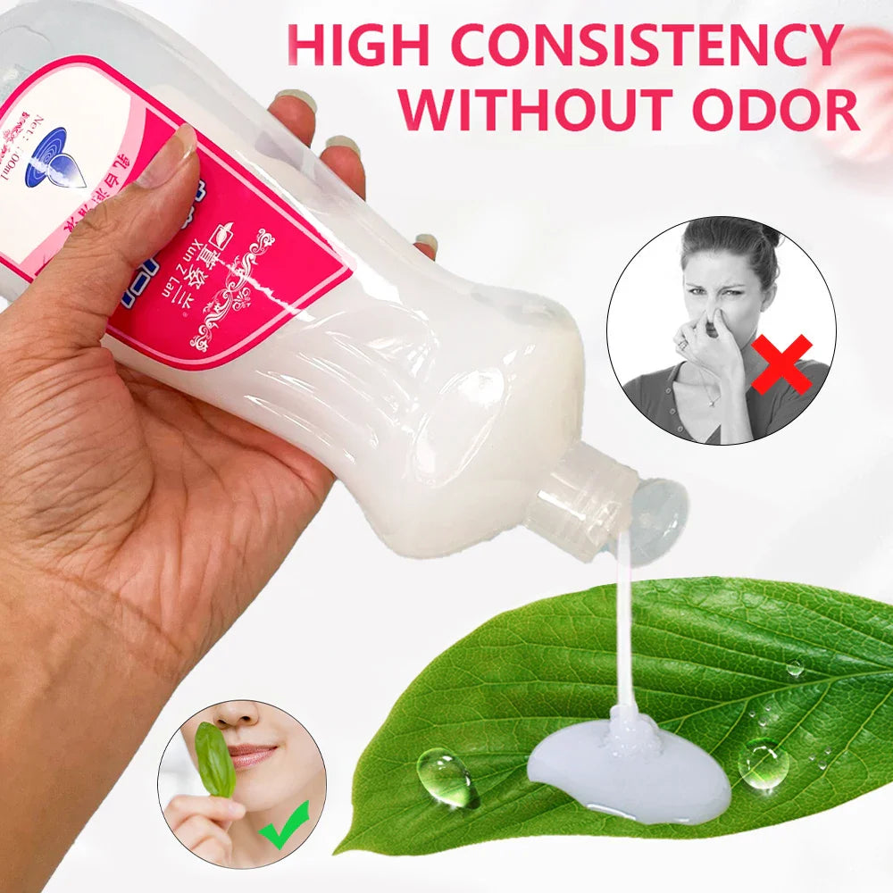 500ML Lubricant for Men Women Sex Toys Cream Sex Viscous Lube Water Based Oil Lubricating Anal Vaginal Adult Imitation Semen 18